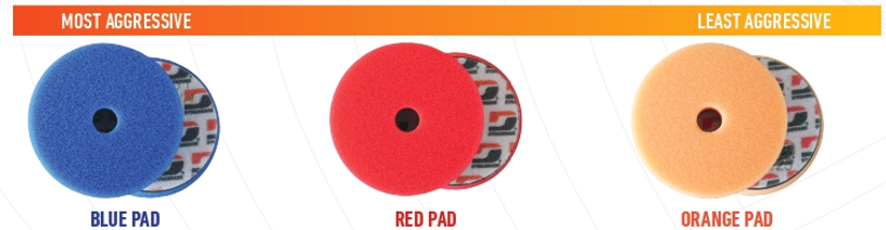 dynabrade color coded polishing system foams